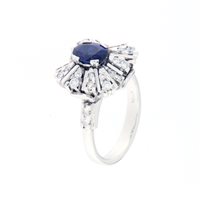 Ring Roman Gioielli Woman in White Gold Zaffiro 0.97 Ct AN.ZAF-J-7 - AN.ZAF-J-7